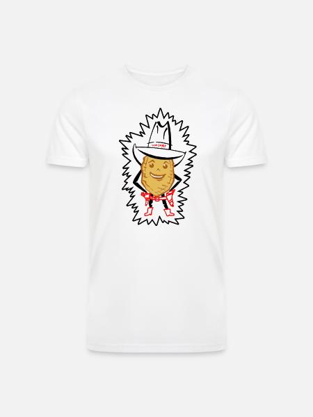 Slim Chipley - Men’s Tri-Blend Organic T-Shirt - white
