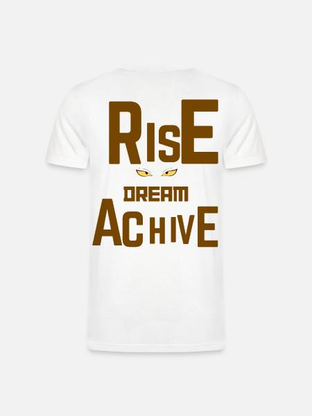 Visionary Ambition - Men’s Tri-Blend Organic T-Shirt - white