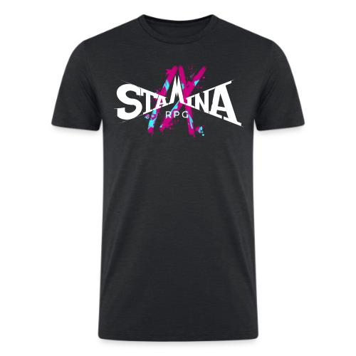 SRPG9 (White Text) - Men’s Tri-Blend Organic T-Shirt