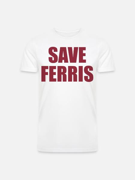 Save Ferris - Men’s Tri-Blend Organic T-Shirt - 