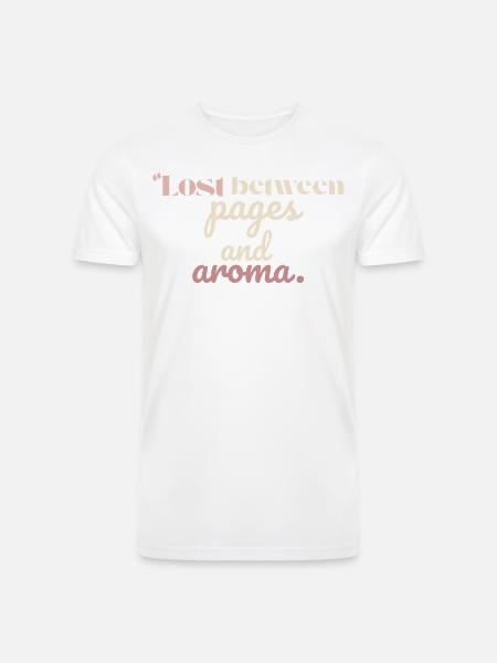 Lost Between Pages and Aroma” - Men’s Tri-Blend Organic T-Shirt -