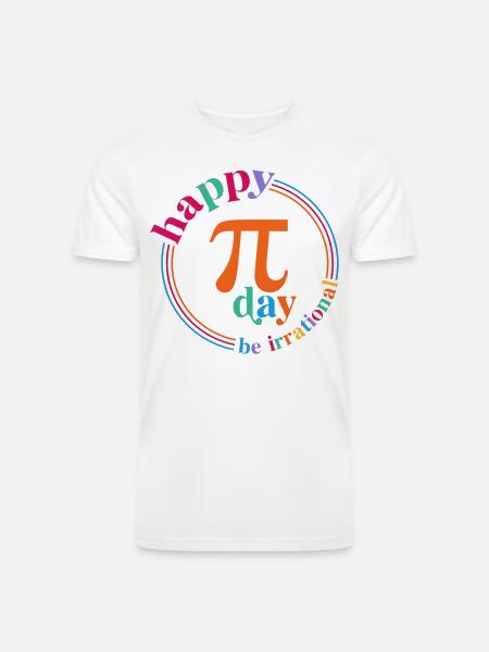 Pi Day Be Irrational - Men’s Tri-Blend Organic T-Shirt -