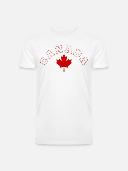CANADA MAPLE LEAF - Men’s Tri-Blend Organic T-Shirt -