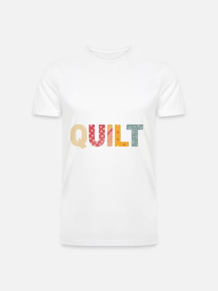 Eat Sleep Quilt Repeat - Men’s Tri-Blend Organic T-Shirt -