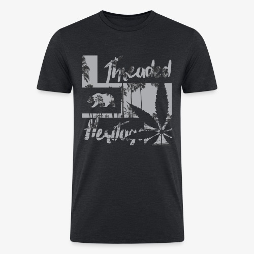 Threaded Heritage Venice Beach Logo Shirt - Men’s Tri-Blend Organic T-Shirt