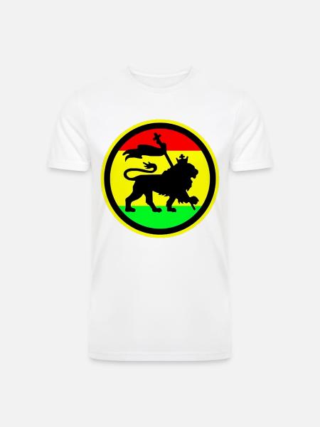 Rasta Lion - Men’s Tri-Blend Organic T-Shirt - 
