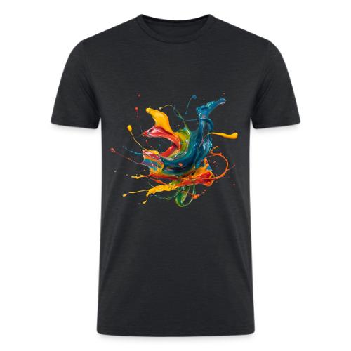 Chromatic Flow - Men’s Tri-Blend Organic T-Shirt