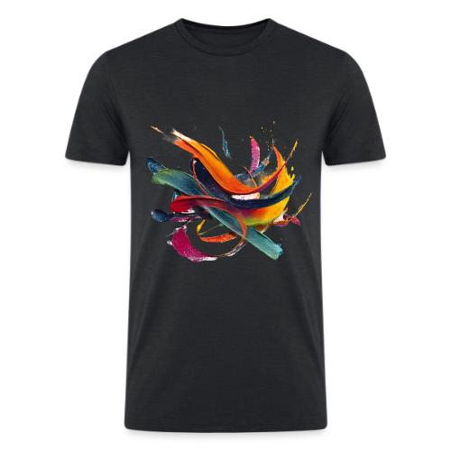 Colorful Waves - Men’s Tri-Blend Organic T-Shirt