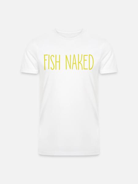 Fish Naked Show Off Your Pole - Men’s Tri-Blend Organic T-Shirt - 