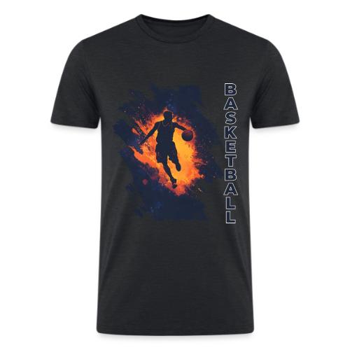Basketball Focus - Men’s Tri-Blend Organic T-Shirt