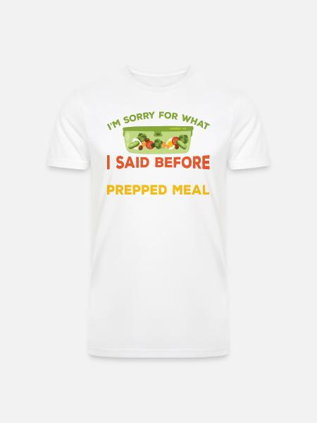 Funny Meal Prep Gift - Men’s Tri-Blend Organic T-Shirt -