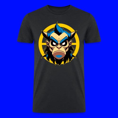 Bad Man With Horns - Men’s Tri-Blend Organic T-Shirt