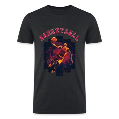 Basketball Spirit - Men’s Tri-Blend Organic T-Shirt