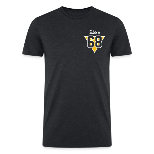 Salute to 68 (2-sided) (LB) - Men’s Tri-Blend Organic T-Shirt