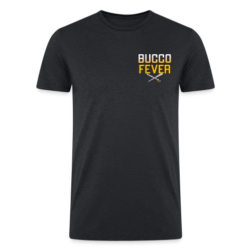 Bucco Fever (Left Breast/2-Sided) - Men’s Tri-Blend Organic T-Shirt