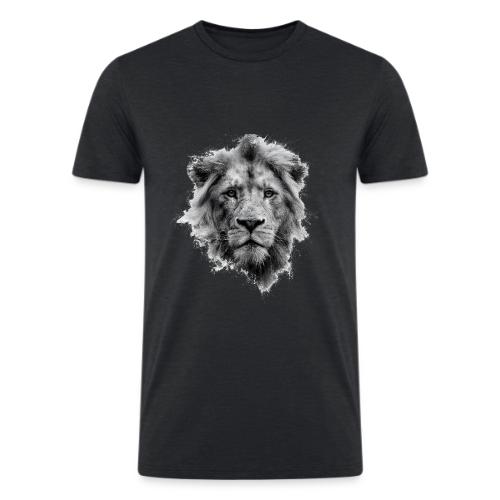 Lion: Monochrome King - Men’s Tri-Blend Organic T-Shirt