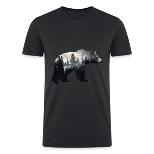 Forest Within the Bear - Men’s Tri-Blend Organic T-Shirt