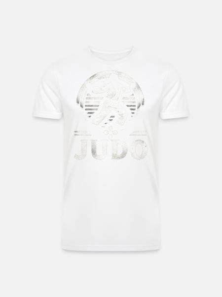 Judo Mastery Combat Emblem - Men’s Tri-Blend Organic T-Shirt -