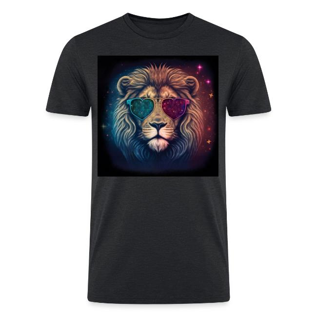 Jesus Lion of Judah wearing love glasses