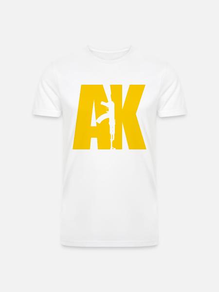 AK47 YELLOW - Men’s Tri-Blend Organic T-Shirt - 