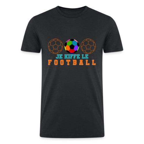 I love football - Men’s Tri-Blend Organic T-Shirt