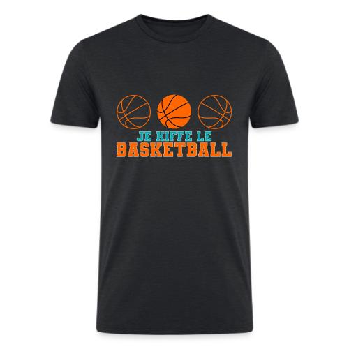 I love basketball - Men’s Tri-Blend Organic T-Shirt