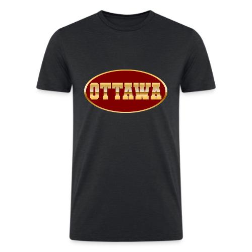 Golden Pulse – Ottawa - Men’s Tri-Blend Organic T-Shirt