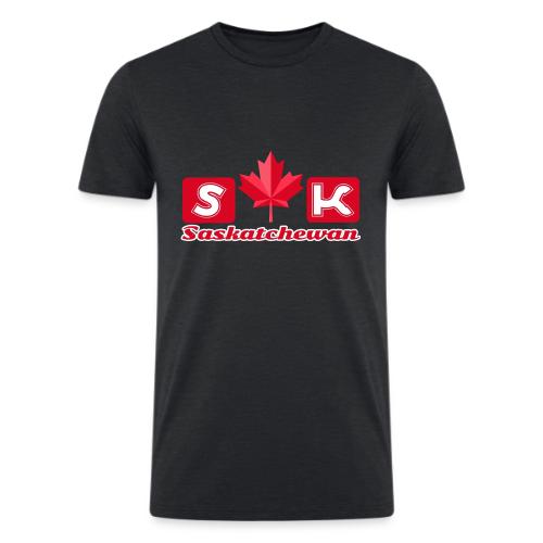 Saskatchewan, province of Canada - Men’s Tri-Blend Organic T-Shirt