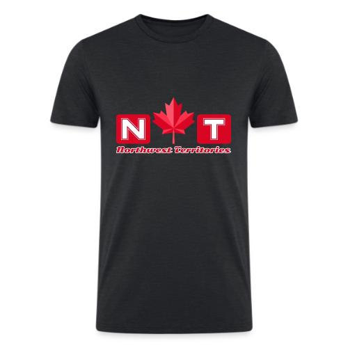 Canada: Northern Identity Emblem - Men’s Tri-Blend Organic T-Shirt