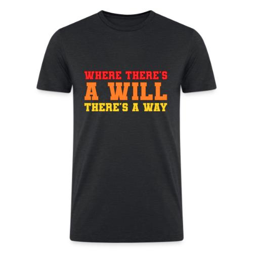 Willpower Wins - Men’s Tri-Blend Organic T-Shirt