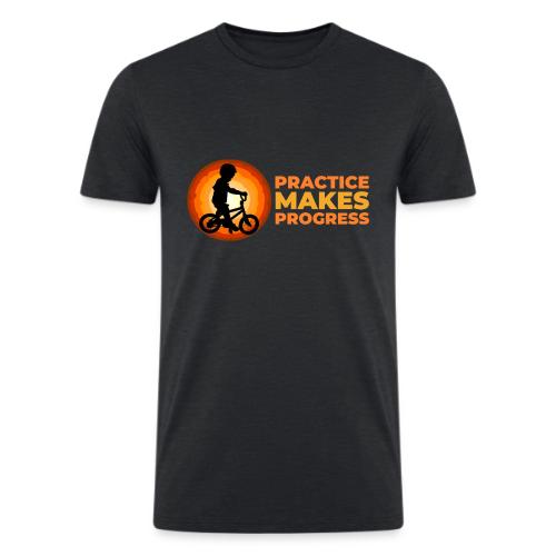Practice makes progress - Men’s Tri-Blend Organic T-Shirt