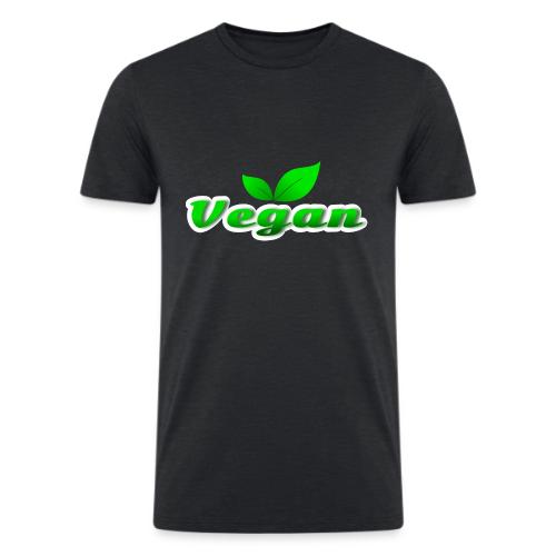 Pure Vegan Leaves - Men’s Tri-Blend Organic T-Shirt