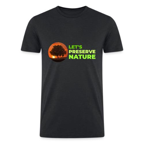 Nature protection - Men’s Tri-Blend Organic T-Shirt