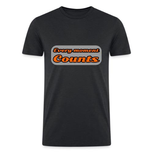 Every moment counts - Men’s Tri-Blend Organic T-Shirt