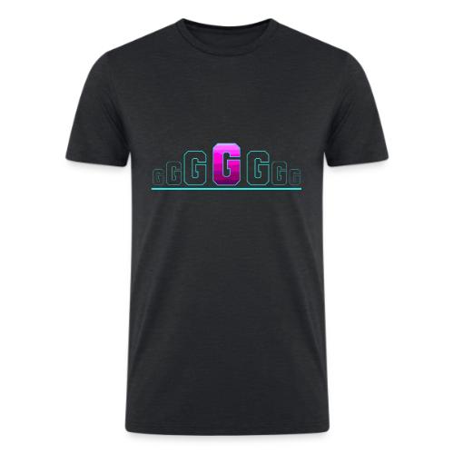 Letter G – Capital Varsity Alphabet Monogram - Men’s Tri-Blend Organic T-Shirt