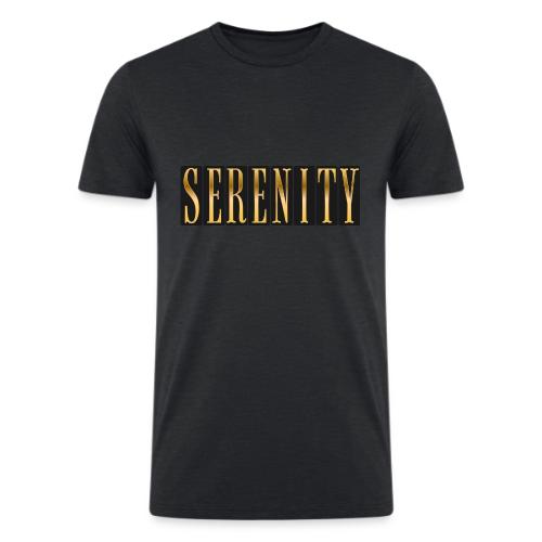Serenity in Gold - Men’s Tri-Blend Organic T-Shirt