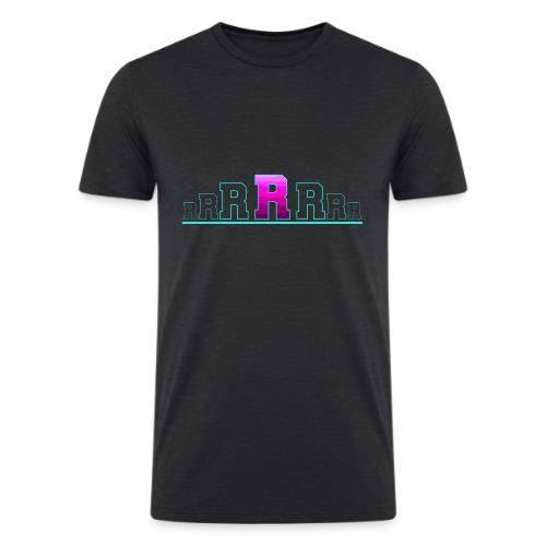 Letter R – Capital Varsity Alphabet Monogram - Men’s Tri-Blend Organic T-Shirt
