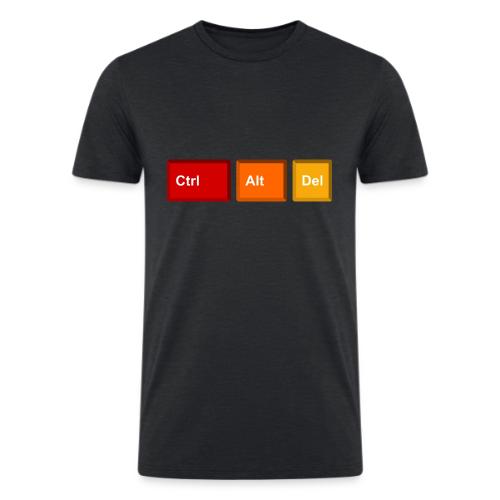CTRL + ALT + DEL - Men’s Tri-Blend Organic T-Shirt