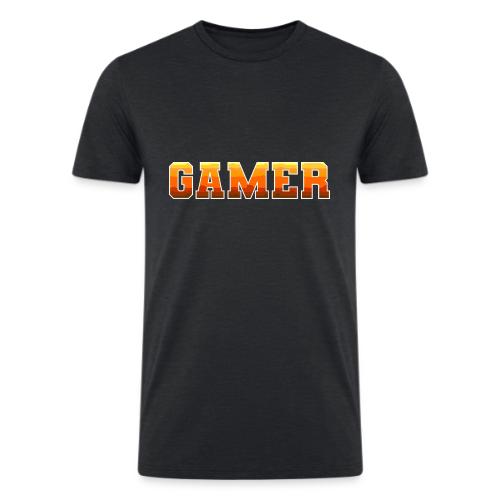 Gamer Varsity Gradient Design for Apparel - Men’s Tri-Blend Organic T-Shirt