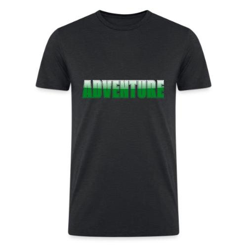 Adventure Typography Design for Apparel - Men’s Tri-Blend Organic T-Shirt
