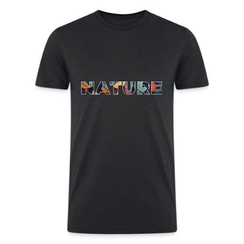 Nature in Every Letter - Men’s Tri-Blend Organic T-Shirt