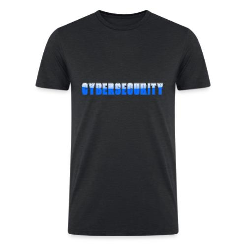 Cybersecurity Word Art Design - Men’s Tri-Blend Organic T-Shirt