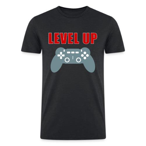 Level Up Gamer Controller Apparel - Men’s Tri-Blend Organic T-Shirt