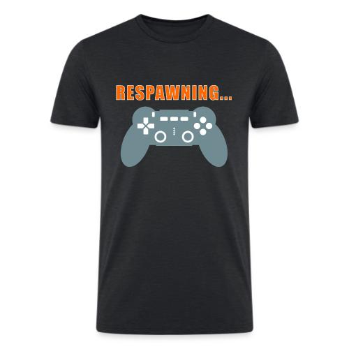 Respawning Gamer Controller Design - Men’s Tri-Blend Organic T-Shirt