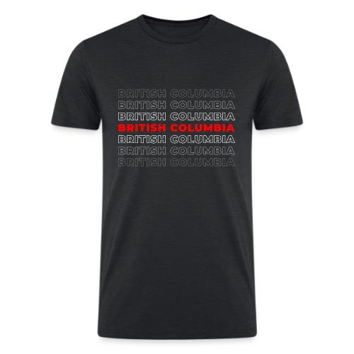 British Columbia Bold - Men’s Tri-Blend Organic T-Shirt