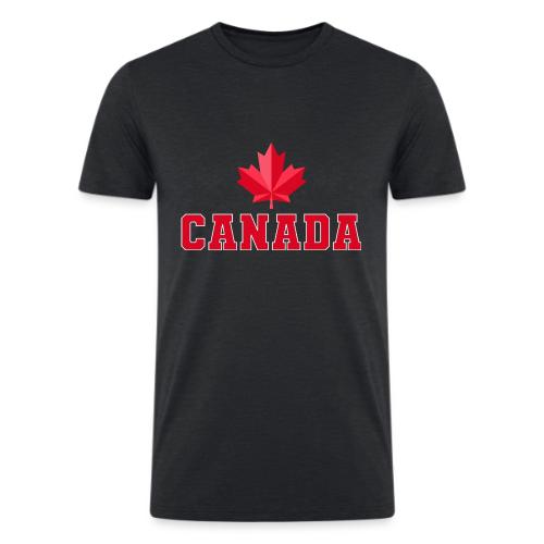Canada with a maple leaf - Men’s Tri-Blend Organic T-Shirt