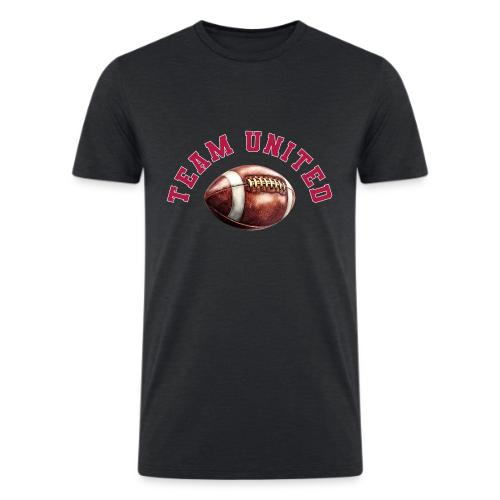 Team United American Football Design - Men’s Tri-Blend Organic T-Shirt
