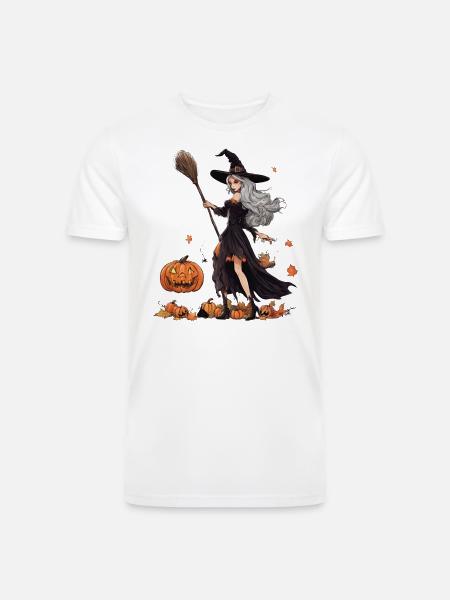 Malevolent Midnight Witch - Men’s Tri-Blend Organic T-Shirt -