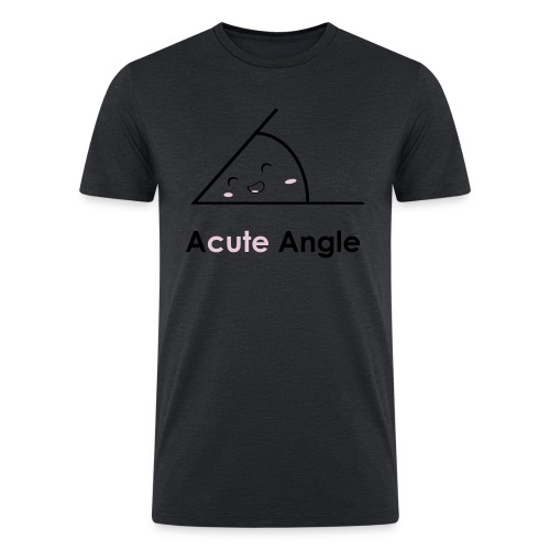 Acute angle - Men’s Tri-Blend Organic T-Shirt