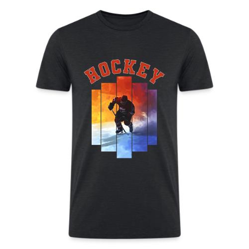 Hockey Rush - Men’s Tri-Blend Organic T-Shirt